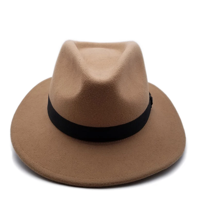 navy felt fedora