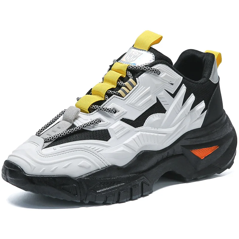 New mecha Transformers sports shoes, trendy shoes, breathable casual men's shoes