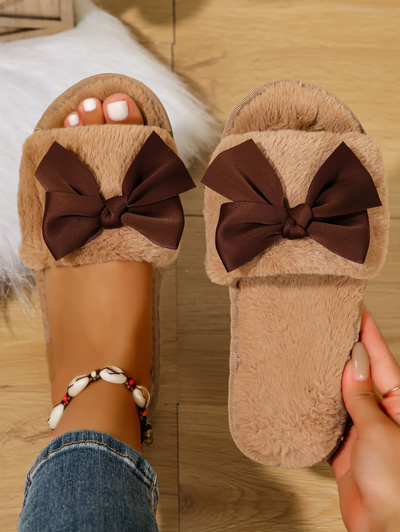 2025 New Style All-Match Comfortable Temperament Bow-Tie Warm