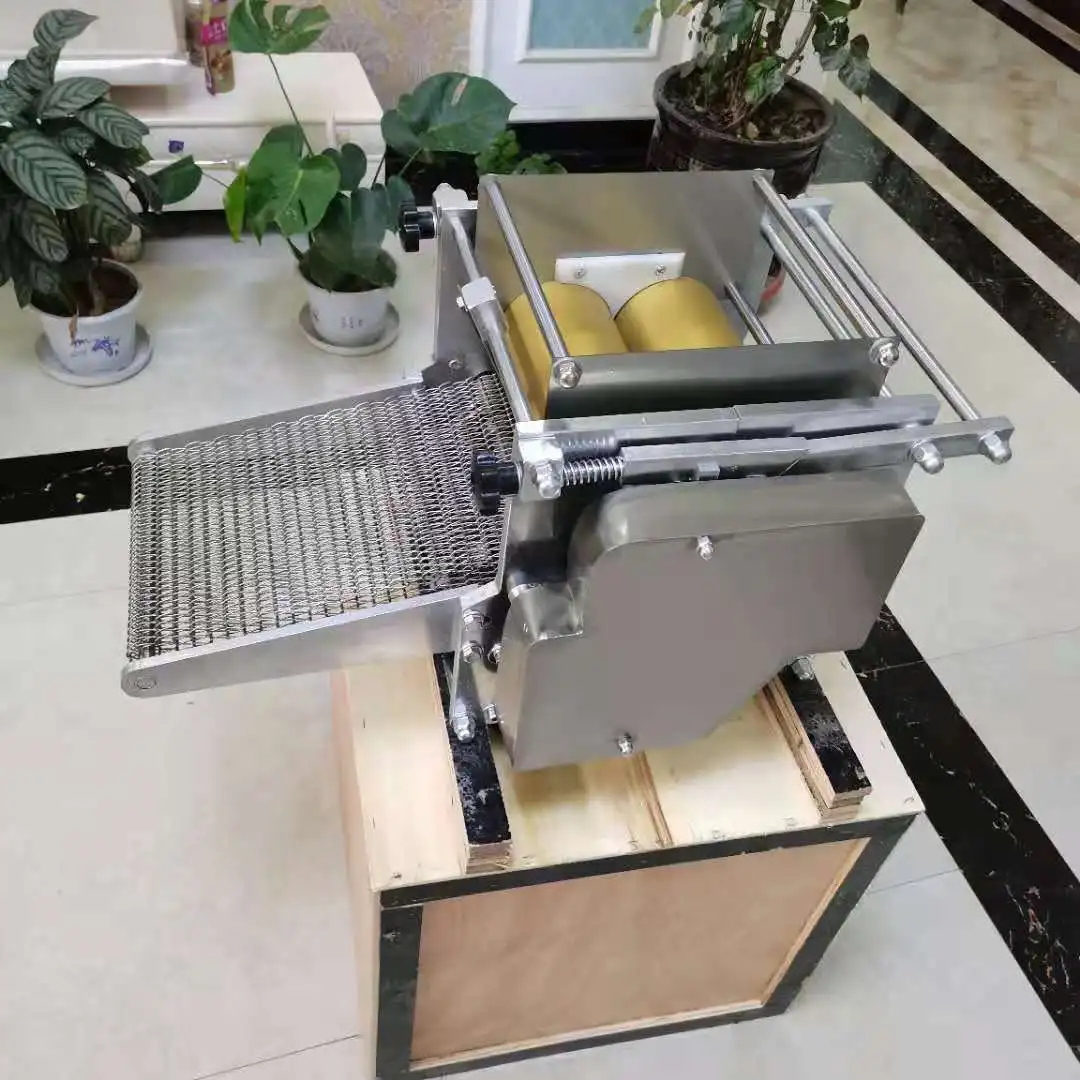 Fully automatic industrial mexican corn tortilla taco press bread roller making machine maker price for restaurant home tabletop
