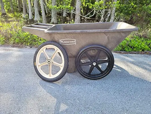 20x1.95 Flat Free Cart Wheels Compatible with Rubbermaid Garden