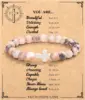 Carte de bracelet zèbre rose 6