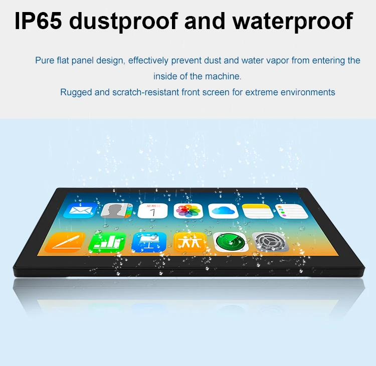 18" 18.5" Desktop Computer Industrial AIO Tablet Pure Flat Panel RK3288 Integrated Android PCAP Touch All in One PC