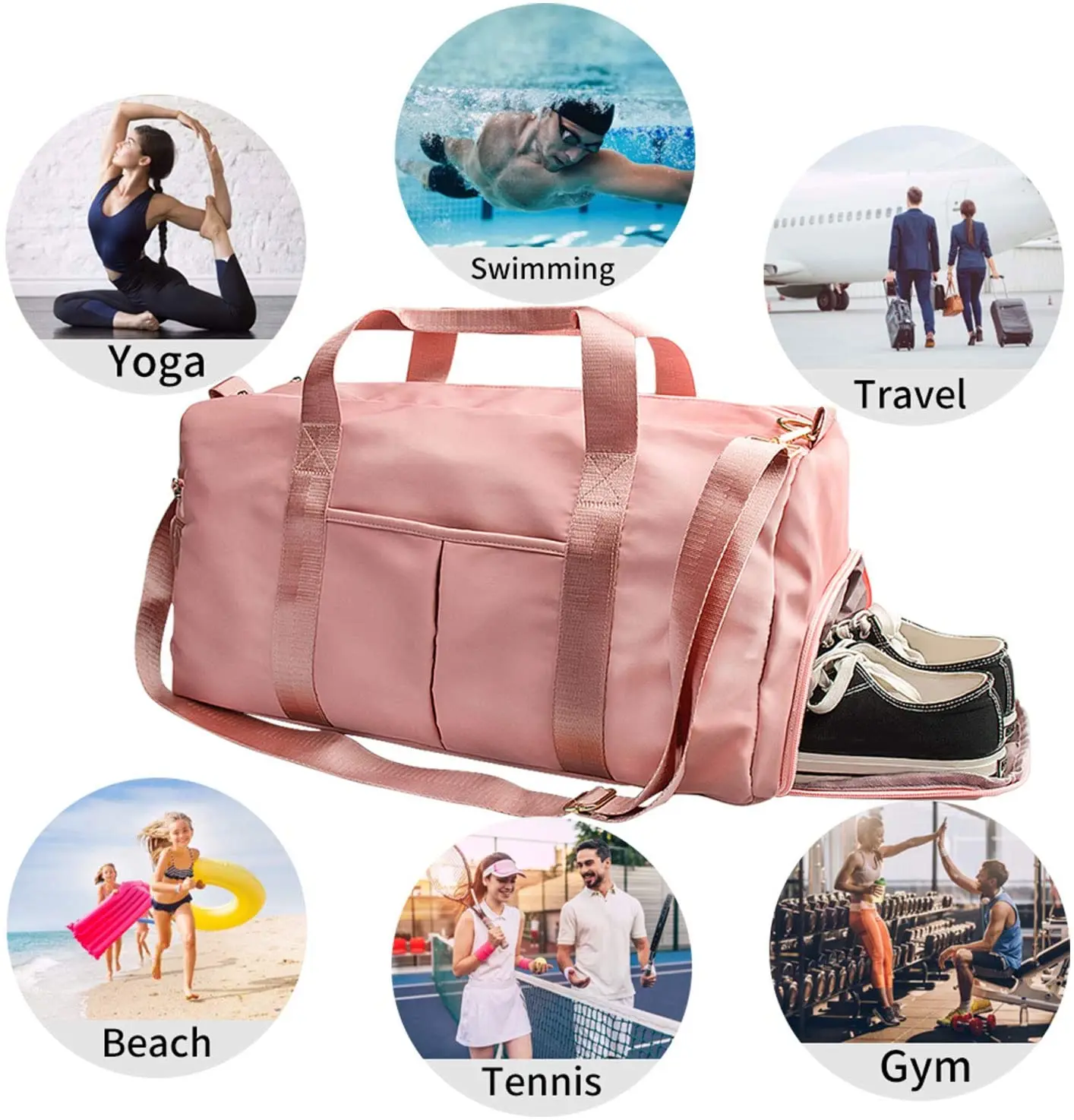 2024 Hot Sale Durable Gym Bag With Large Volume For Gym Exercise ...