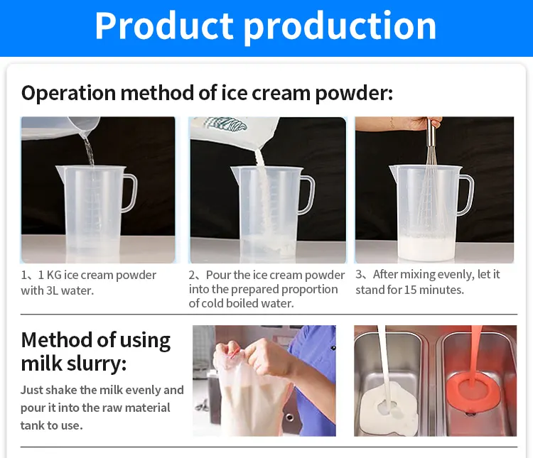 HENGZHI мягкое мороженое для приготовления мороженого поставщик