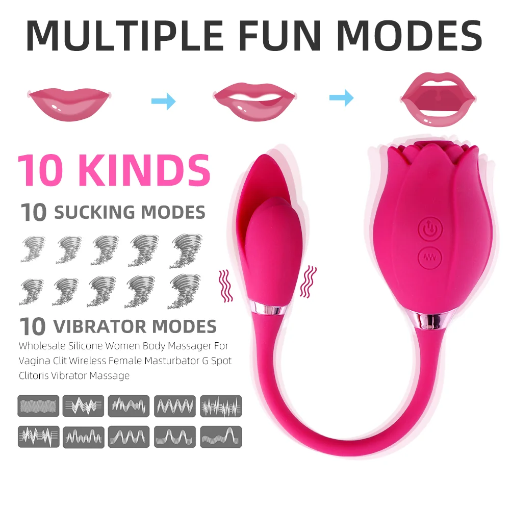 GF Rose Vibrator 2 in 1 Tongue Licking Women Vagina Red Rose Flower Shape  Suction Adult Breast Clitoral Sucking Vibrator| Alibaba.com