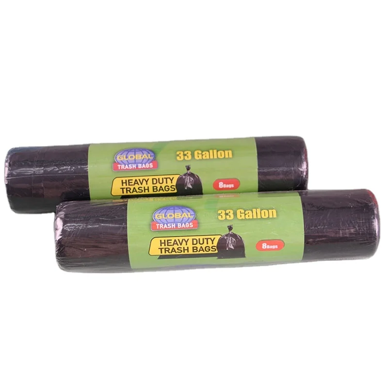 Clear Black Yard Waste Trash Garbage Bags - China Yard Waste