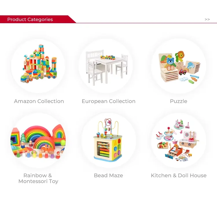 New Design Preschool Baby Educational Play Toy Kids Sensory Nature Color  Wooden Busy Board