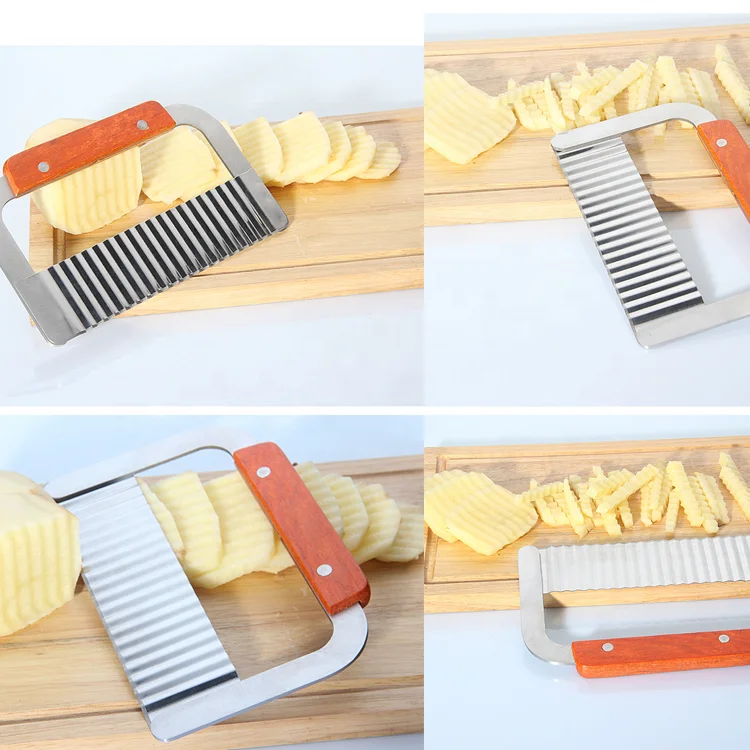 Prepare Ingredients French Fry Cutter Efficient Sharp Fruit Crinkle Slicer Cooking  Tools High Quality Save Time Popular Durable - AliExpress