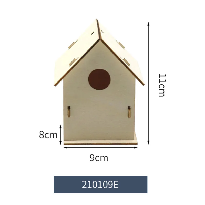 wooden birdhouses diy kit craft doodle