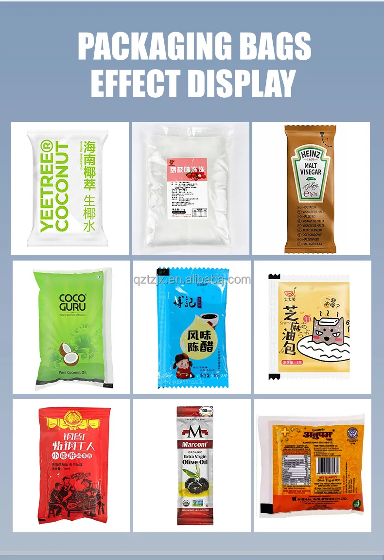 Mini Automatic Liquid Fruit Juice Pure Water Drink Packaging Machine