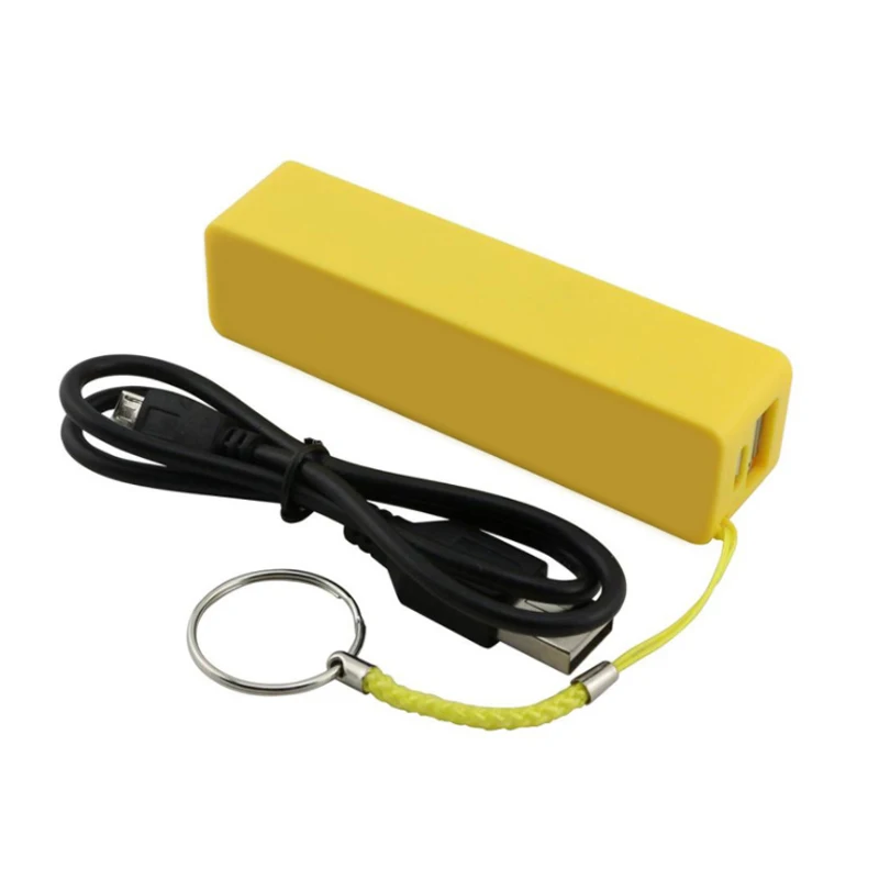 MIQ Custom OEM Keyring Powerbank 2600 MAh 18650 Power Bank Portable Charger 2600mah Veger Power Bank