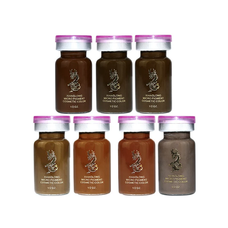 Dragon Micro Pigment Cosmetic Color 8ML Ampoule PMU Ink Micropigment Permanent Makeup Eyebrows Tattoo Microblading Lip