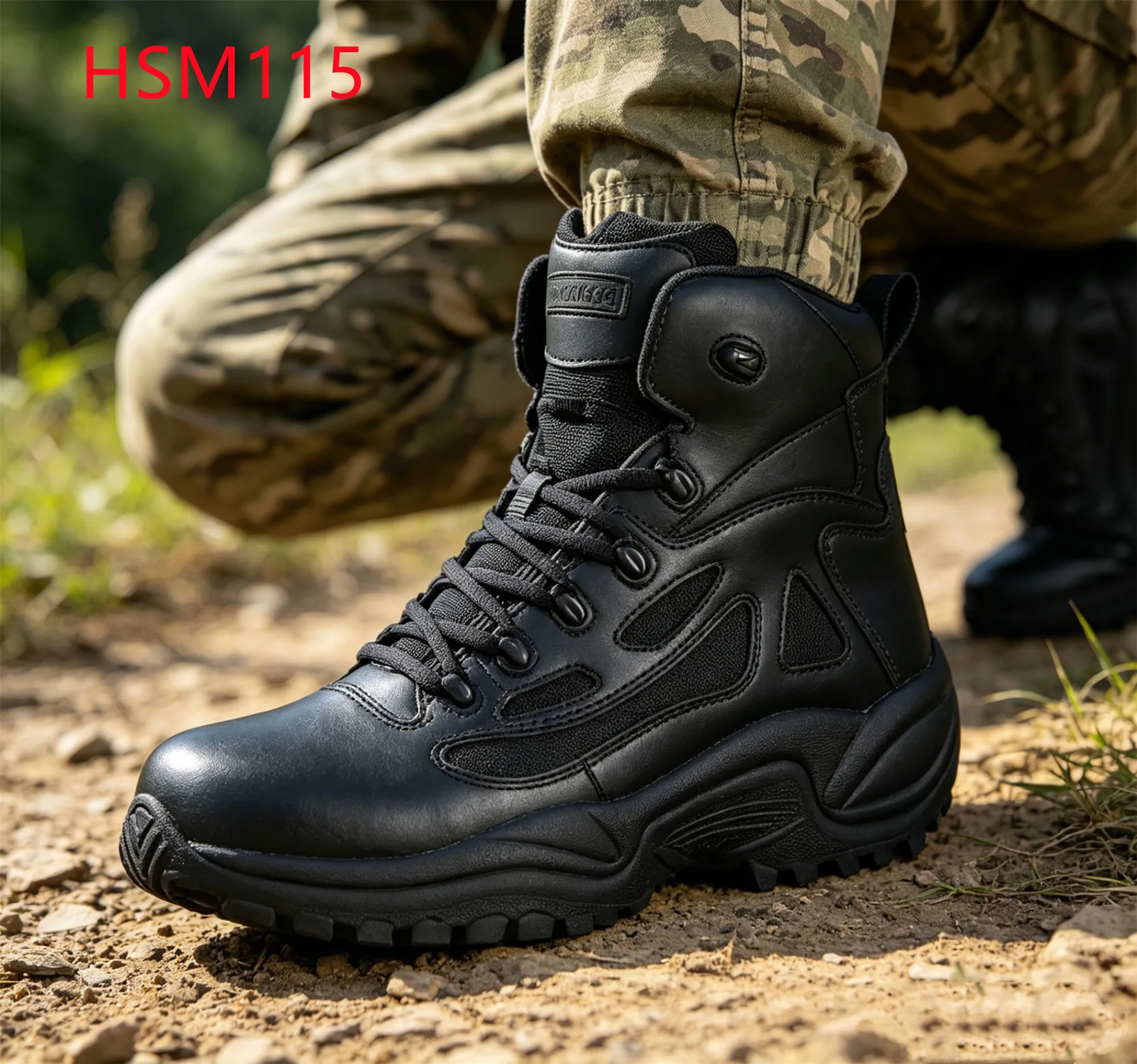 LXG,stable Movement Strong Performance 6/8 Inch Combat Boots Israel Popular Utility-style Tactical Boots with Side Zipper HSM115