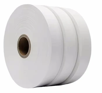 Printed nylon taffeta tape adhesive fabric material satin ribbon label taffeta label for clothing care label