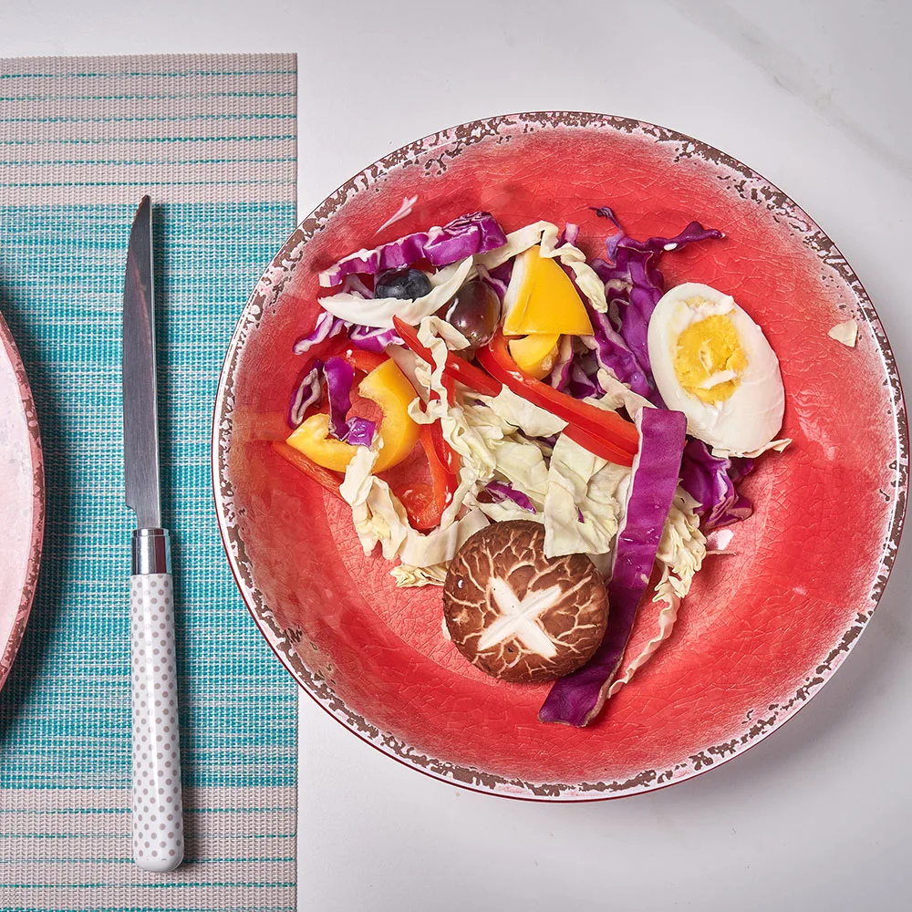 Durable Bpa Free Unbreakable Food Grade Melamine Rustic Printed Ice