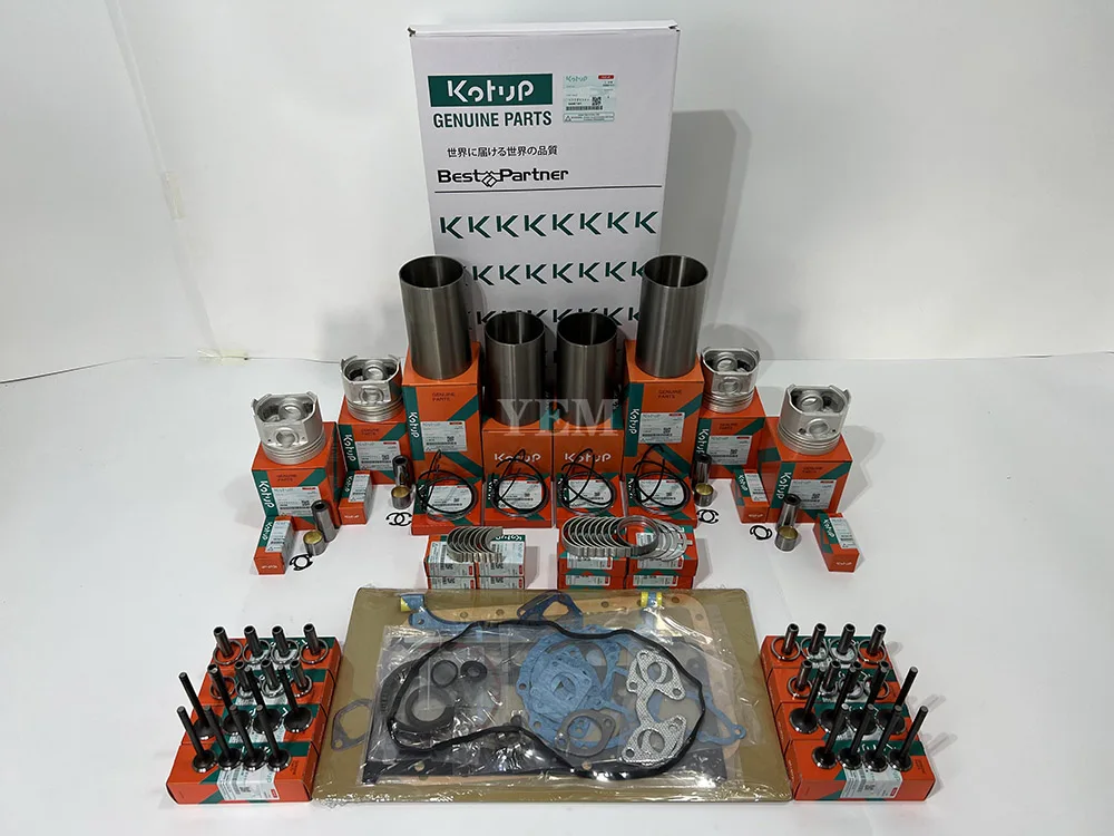 For KUBOTA D1105 Cylinder Liner Kit Piston Ring 16060-21114 16292-20150 5