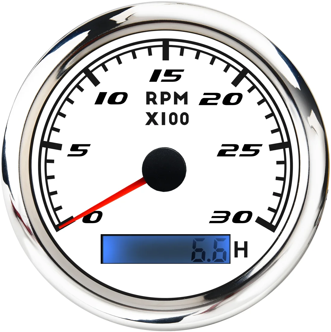 85mm Universal Hour Meter Programmable Electronic Tachometer 3000RPM Gauge for Truck Motorcycle Bus