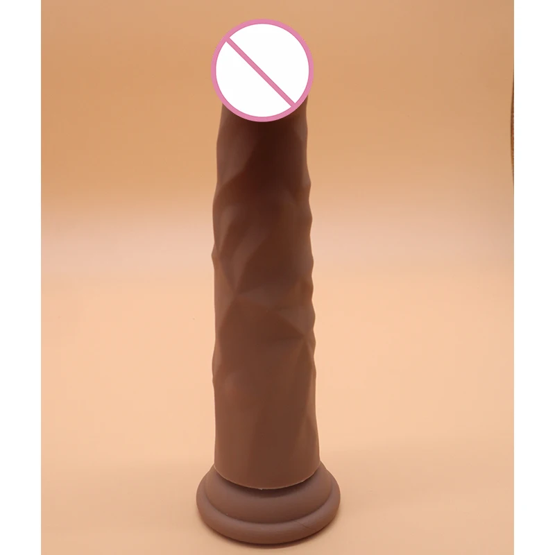 Amoura vaginal dildo side profile showing 7-inch length and contours