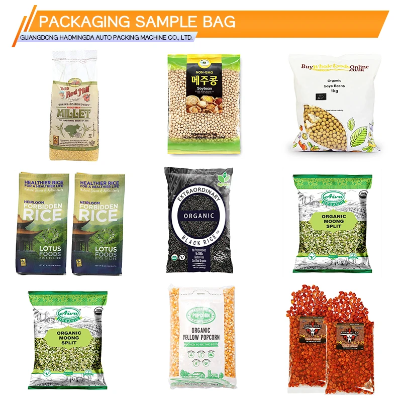 Commodity Multi-function Particle Cereal Grinding Jujube Granule Sachet Rice Salt Coffee Beans Sago Pearls Packaging Machines