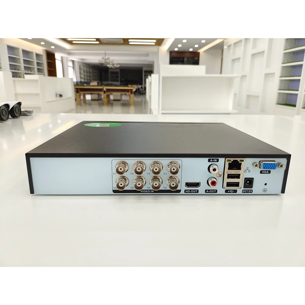 With Color Box 8 Rolls Cables Wholesale Waterproof 8CH AHD Camera CCTV DVR Kit Power Adapter Ip Camera Outdoor CCD H.265 Iptv 4k
