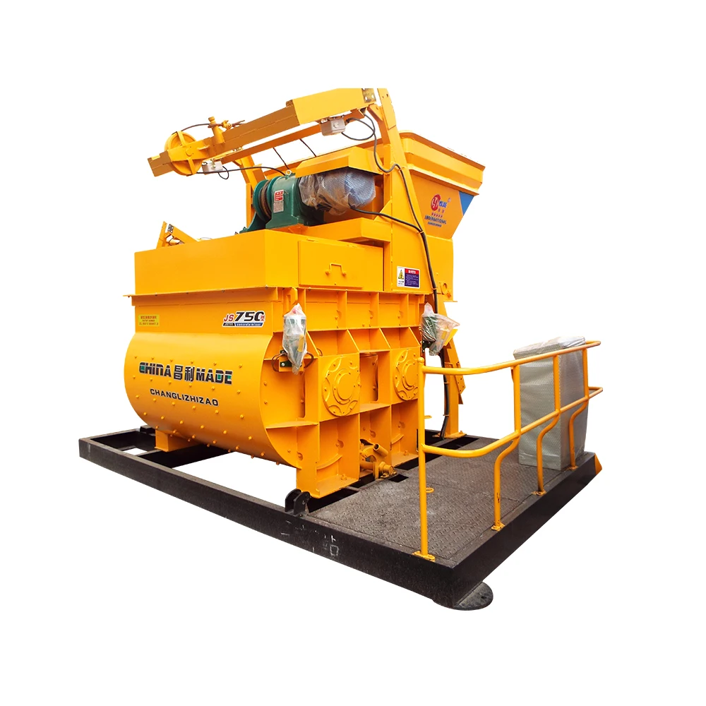 js750混凝土搅拌机中,小型搅拌站