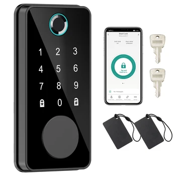 The best-selling high-end smart lock comes with a multifunctional password lock with an induction card that is easy to install