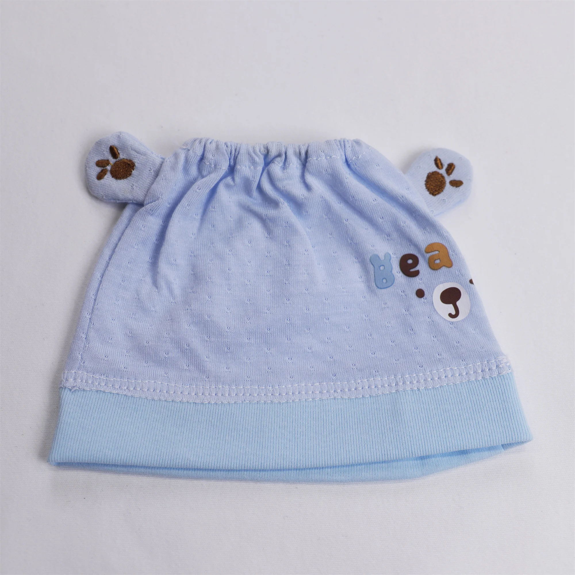 Хлопковая Детская шляпа с принтом для новорожденных на возраст 0-6 месяцев