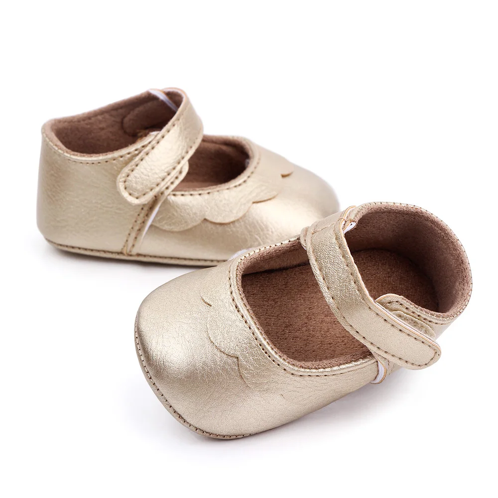 Newborn Infant Autumn New Style Baby Girl Princess Dress Shoes Non-slip Slippers Infant Toddler Crib Shoes supplier