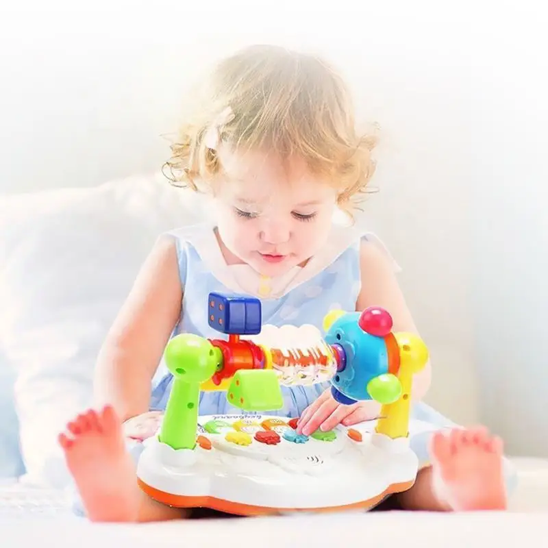 Низкий минимальный заказ дешевая игрушка для детей и младенцев раннего обучения пианино светлая музыкальная музыкальные