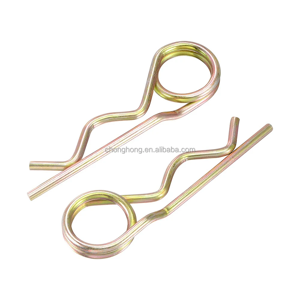 Din11024 Hitch Pins Double Bending Wire Form Bolt Safety Split Spring