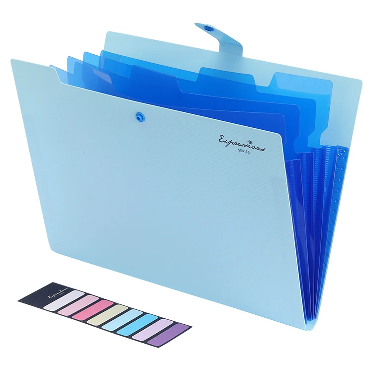 Bolsa De Documentos, 5 Colores A4 Bolsa De Documentos Carpeta De Archivos Organizador De Computadora Portátil
