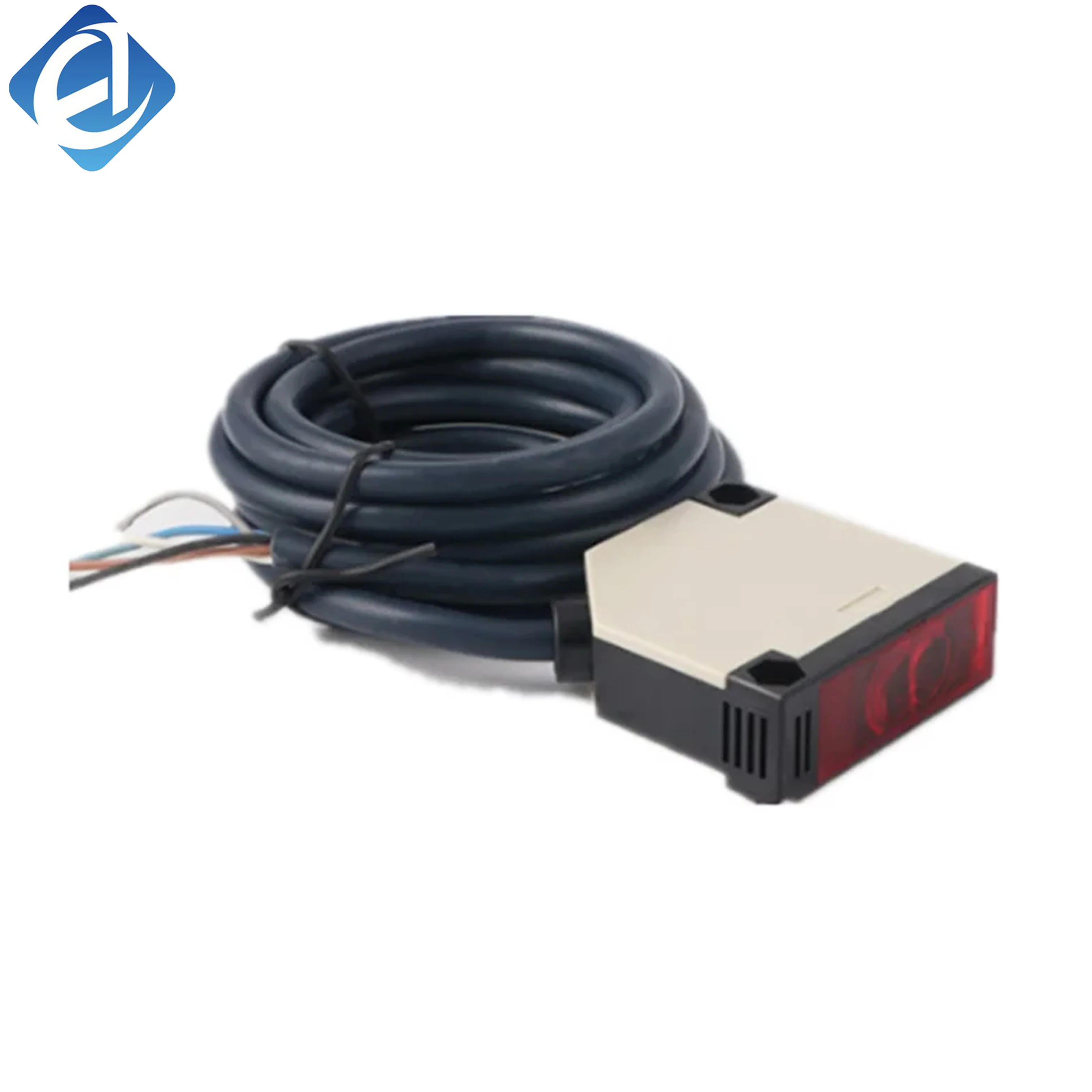 New Original Omron E3JK-R4M1 retro-reflective photoelectric sensor. 4m sensing distance, stable detection and strong anti-interference. Compact and durable, perfect for object detection, positioning and sensing in industrial automation.