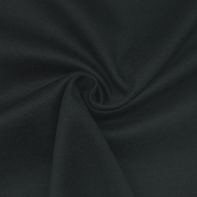 Hot Selling Knit Interlock Fabrics in Faisalabad Pakistan, Solid Stretch Cotton Lyocell Interlock Fabric for Shorts/ factory