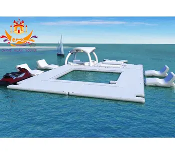 New Design Inflatable Floating Dock Platform Swim Deck Water Play ...