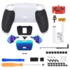 Rubberized White Black- Rainbow Aura Blue & Purple XPFJ7012G4