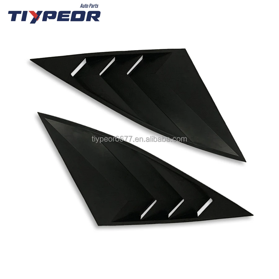 product tiypeor window louvers rear side vent cover for hyundai suv tucson 2021   2023 car accessory parts-3