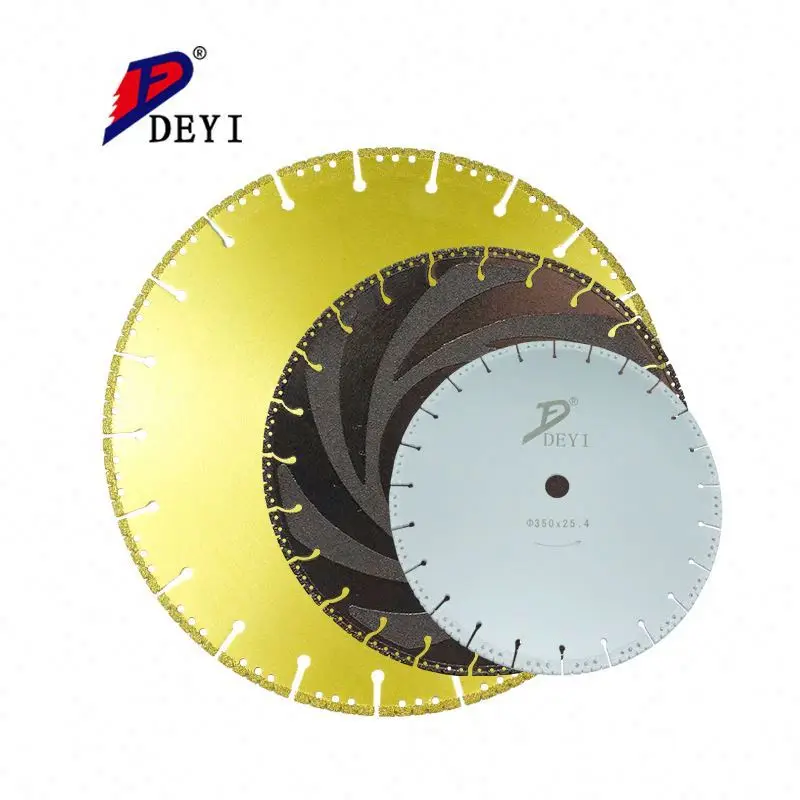 Wet/dry Abrasive Cutting Tools Disc/dick Brazed Granite Marble Diamond Ring Saw Blade for Cutting