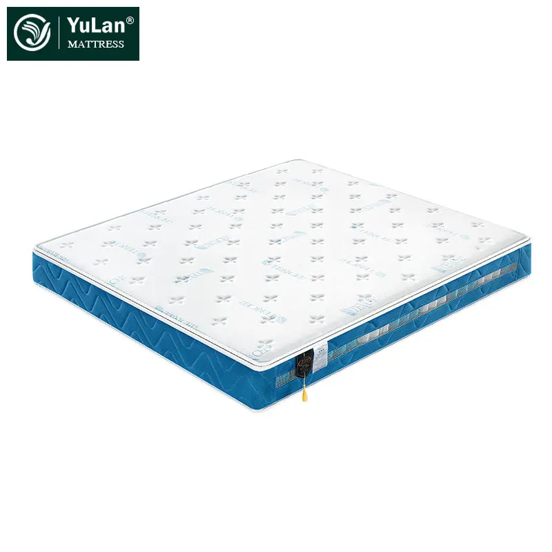 RAYSON king size knitted fabric bonnell spring king size mattress 1000#polyester wadding Mattress In A Box