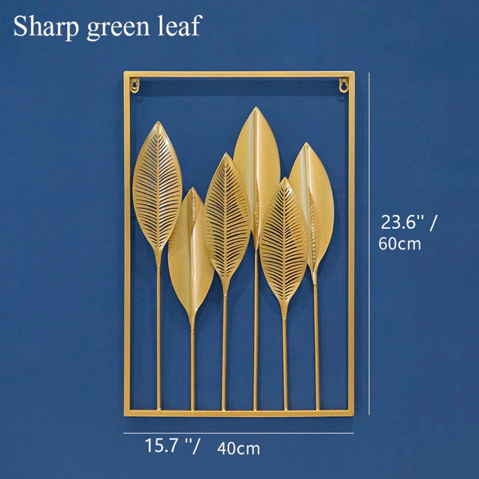 Gold Metal Wall Art Stylish Home Decor for Living Room