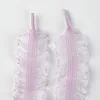 Light purple elastic shoelaces