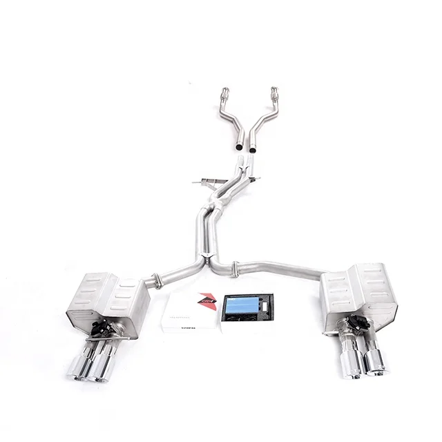 CGW Affordable Gesture Valve Control Muffler  Catback Pipe System for Audi S4 S5 B8 3.0T 2010-2012 Exhaust