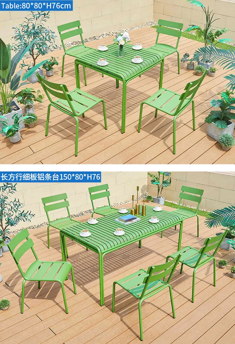 Juecheng Commercial Chair Table Set Outdoor Restaurant Outdoor