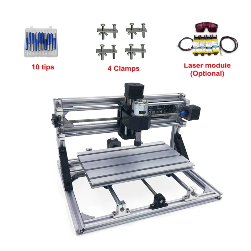 CNC3018 2500mw DIY CNC Router Kit 2-in-1 L aser Engraving Machine 3Axis G7G5 