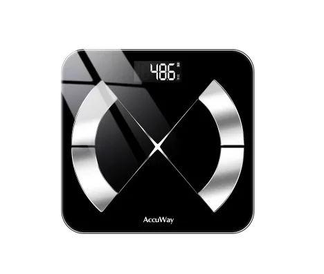Smart Body Fat Scale with Big Clear Digital Screen Full Base Battery Charge Analysis Body Weight 180kg