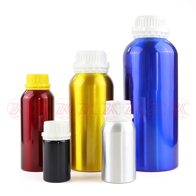 Stock Custom Multicolor Round beverage cosmetic package water aluminum bottle with anti-theft cap 200ml 400ml 500ml
