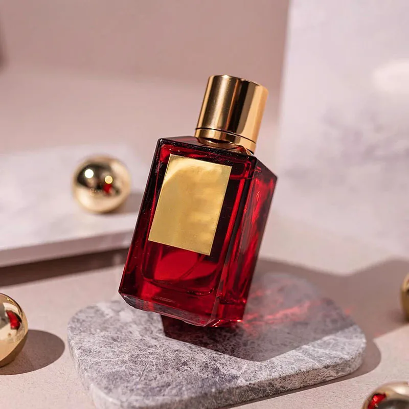 30ML 50ML 100ML Red Perfume Bottle with Gold Cap Empty Perfume Spray Bottle  Luxury Glass Fine Mist Container Perfume Bottle