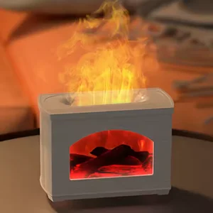 Factory Price Flame Fireplace Diffuser Humidifier Ultrasonic Essential Oil Aroma Diffuser for Home Office