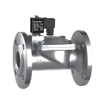 Stainless Steel 2-Position Flange DN15-50 Pilot Operated Diaphragm Solenoid Valve Large Flow