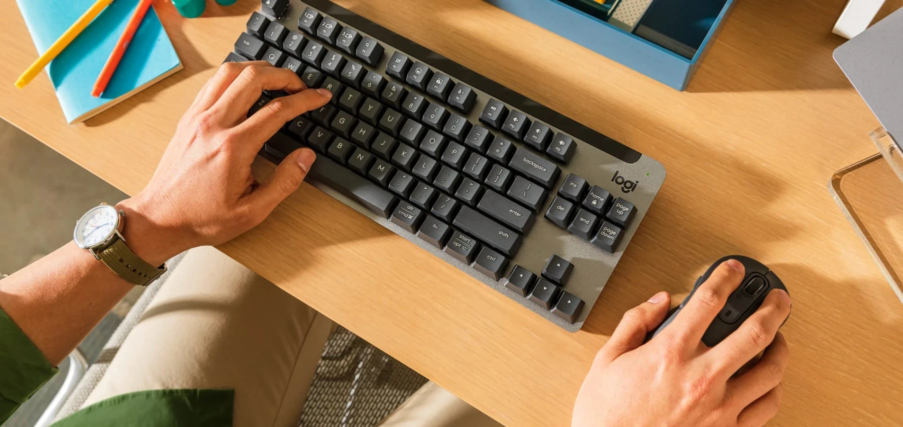 K855 Logitech K855 Wireless Mechanical Keyboard with Easy-Switch for ...